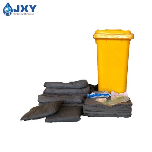 universal spill kits container with spill control products