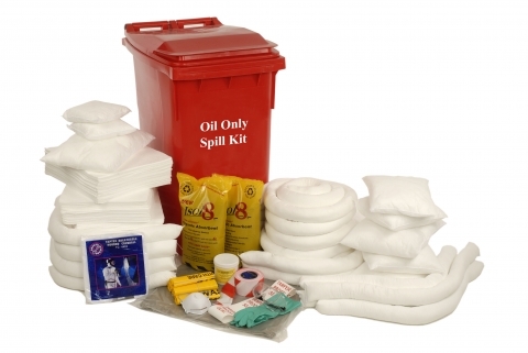 360 Ltr Oil Only Wheeled Spill Kit