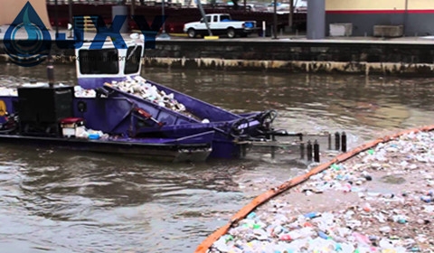 Rubbish Containment Booms For HD River Conditions