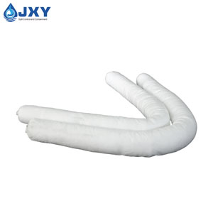 oil absorbent sock used for oil spill containment and absorption
