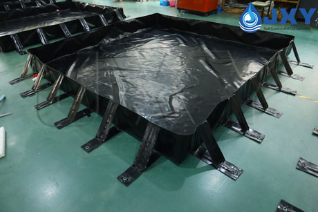 Portable spill berm for temporary fuel and oil containment